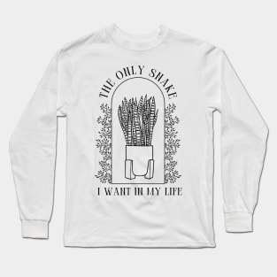 Snake Plant Arch Design Long Sleeve T-Shirt